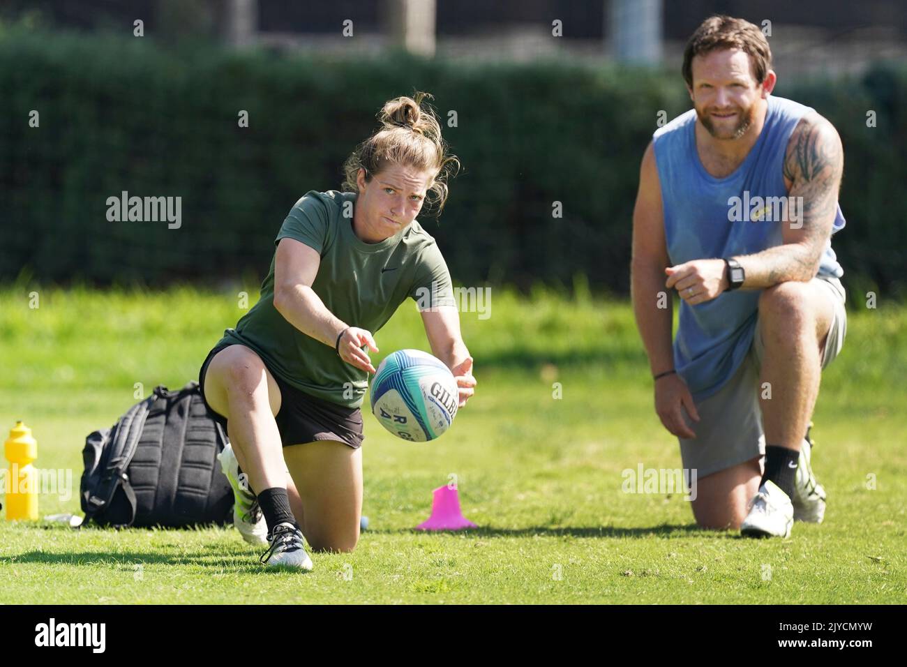 Peter Breen Rugby Georgia Cormick et Peter Breen, entraîneur de l'équipe Super W des ...