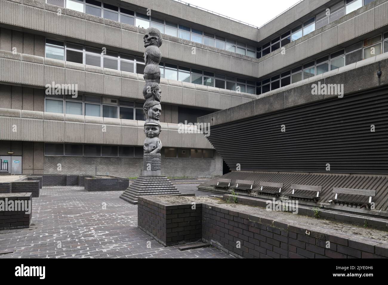 Baynard House conçu par William Holford 1972-1979, Londres, Royaume-Uni Banque D'Images