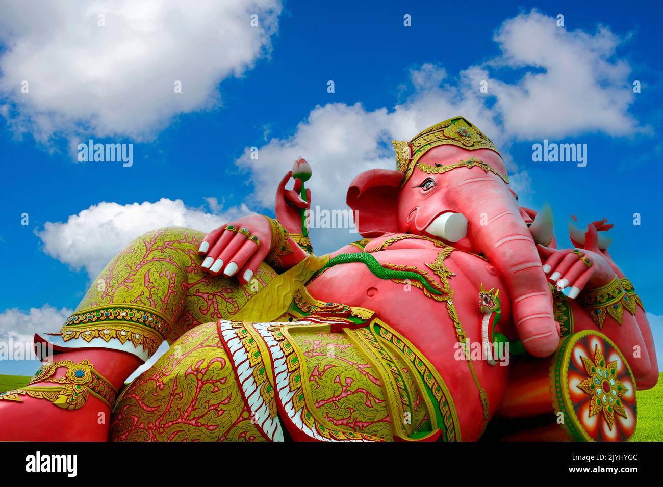 Dieu Ganesha avec tête d'éléphant, Thaïlande Banque D'Images