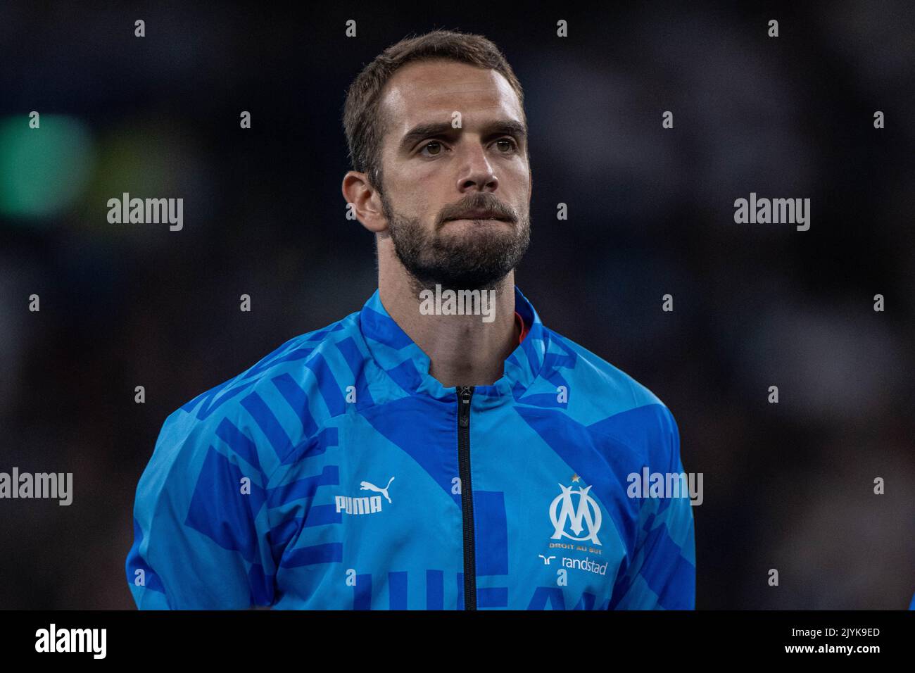 LONDRES, ANGLETERRE - SEPTEMBRE 07 : Pau Lopez de l'Olympique Marseille lors du match du groupe D de la Ligue des champions de l'UEFA entre Tottenham Hotspur et Olympicommuniqué Banque D'Images