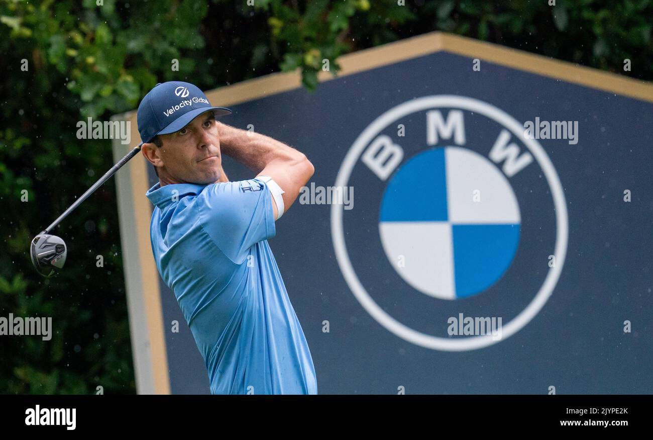 Lors du championnat BMW PGA 2022 jour 1 au Wentworth Club, Virginia Water, Royaume-Uni, 8th septembre 2022 (photo de Richard Washbrooke/News Images) Banque D'Images