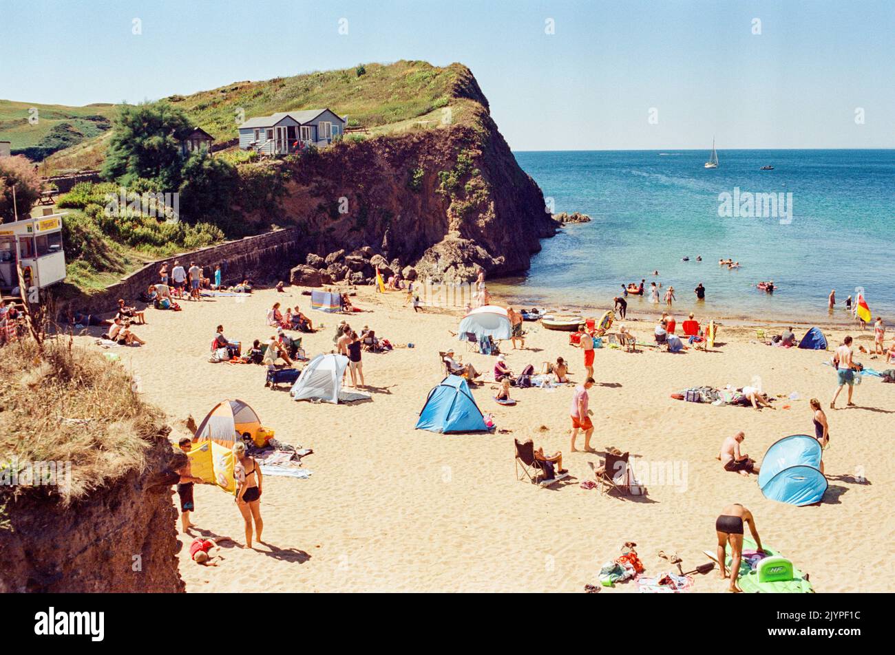 Mouthwell beach, Hope Cove, South Devon, Angleterre, Royaume-Uni. Banque D'Images