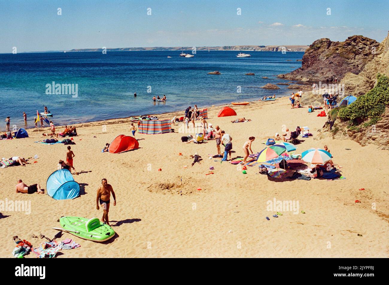 Mouthwell beach, Hope Cove, South Devon, Angleterre, Royaume-Uni. Banque D'Images