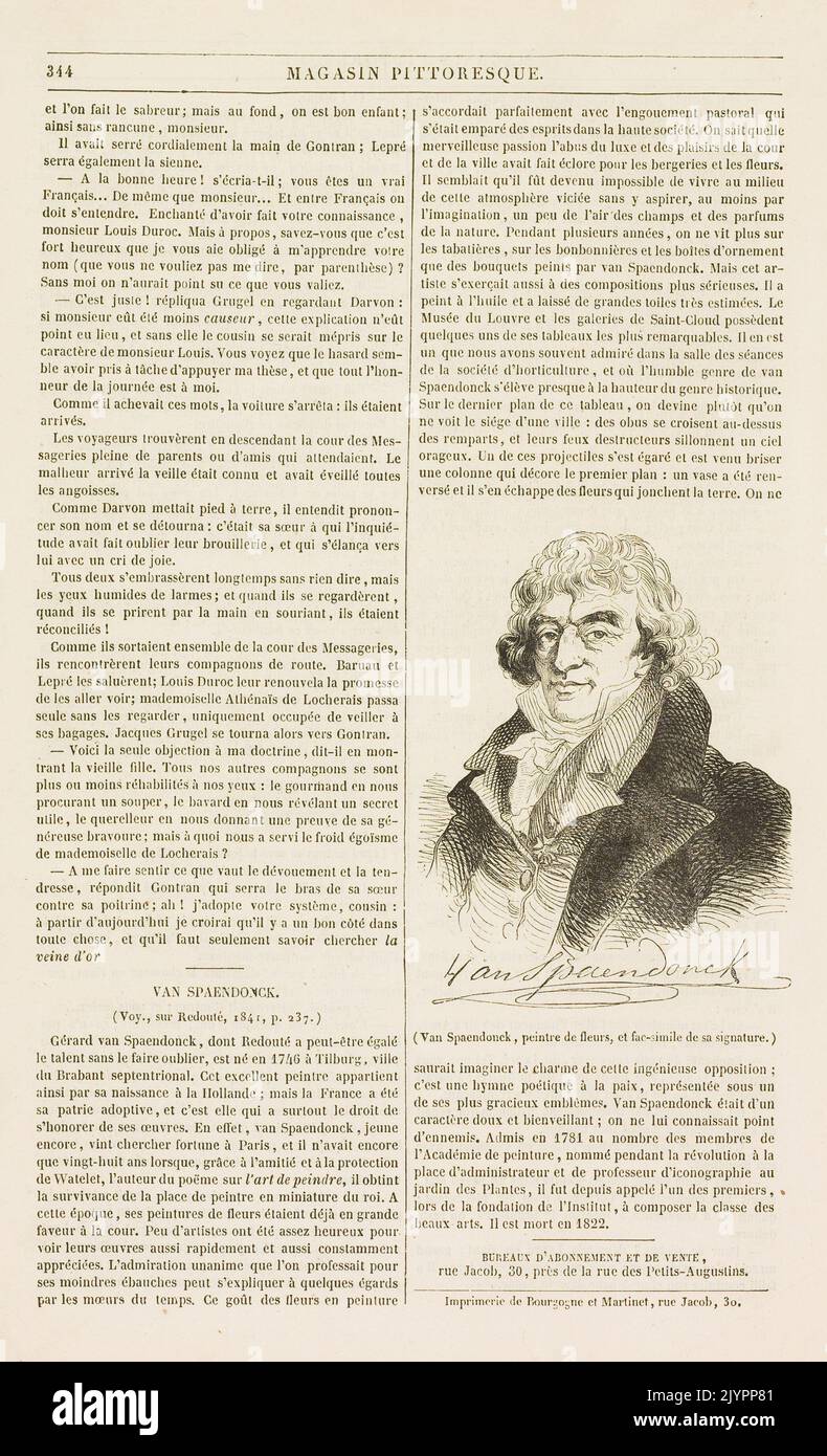 Van Spaandonck était un artiste botanique néerlandais renommé pour ses illustrations botaniques détaillées au XVIIIe siècle. Ses œuvres capturent la beauté complexe des plantes, souvent en mettant l'accent sur la précision scientifique. Ses illustrations furent importantes pour faire avancer l'étude de la botanique et botanique Banque D'Images