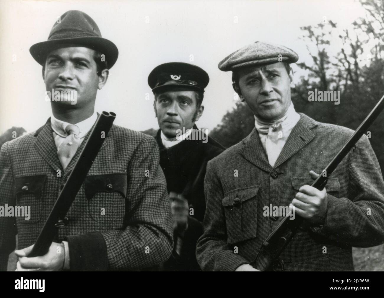 Les acteurs français Jean-Claude Brialy et Jean-Pierre Cassel dans le film Arsene Lupin vs. Arsene Lupin, F/I 1962 Banque D'Images