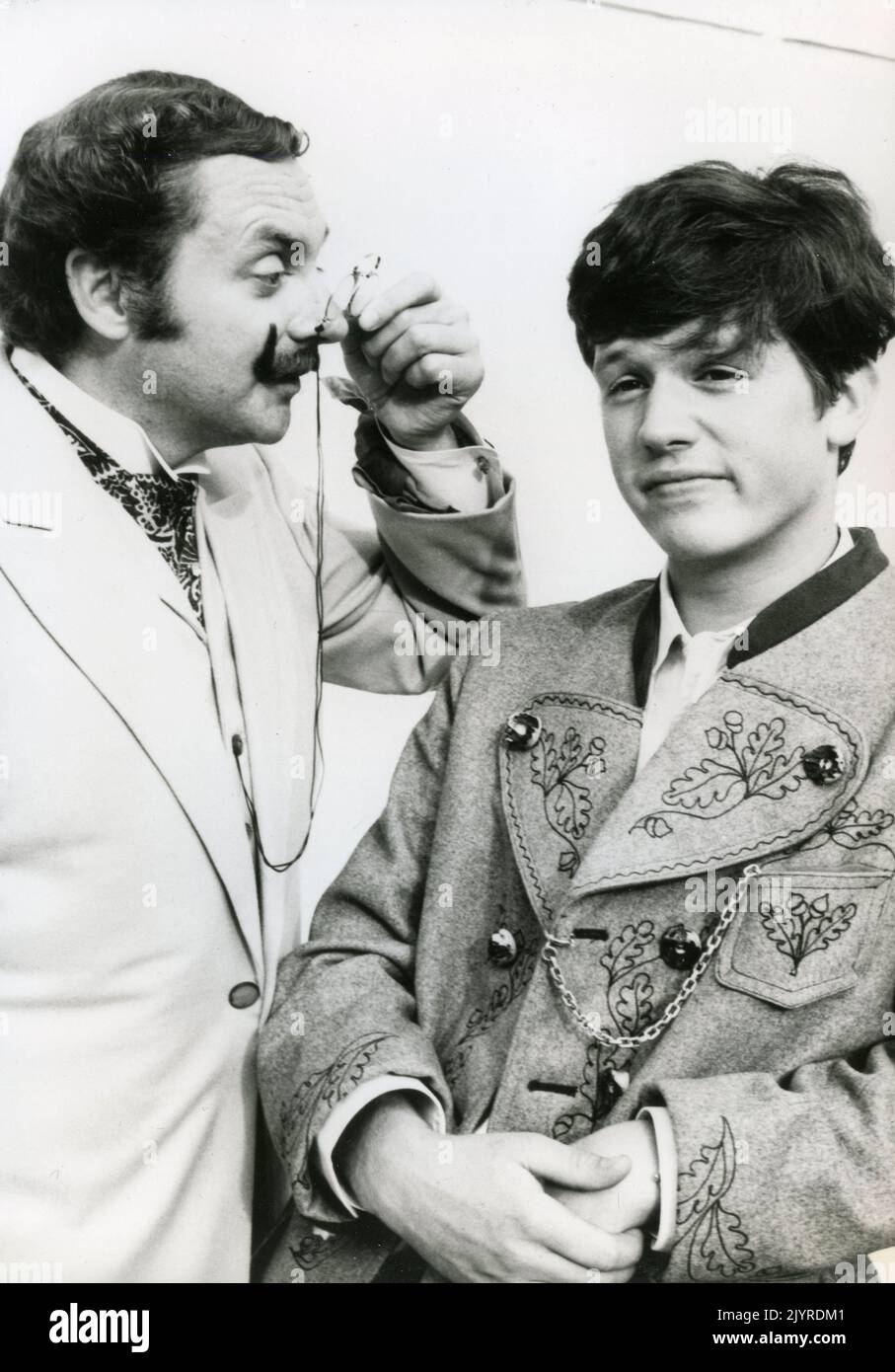 Les acteurs allemands Harald Juhnke et Hansi Kraus dans le film Ludwig