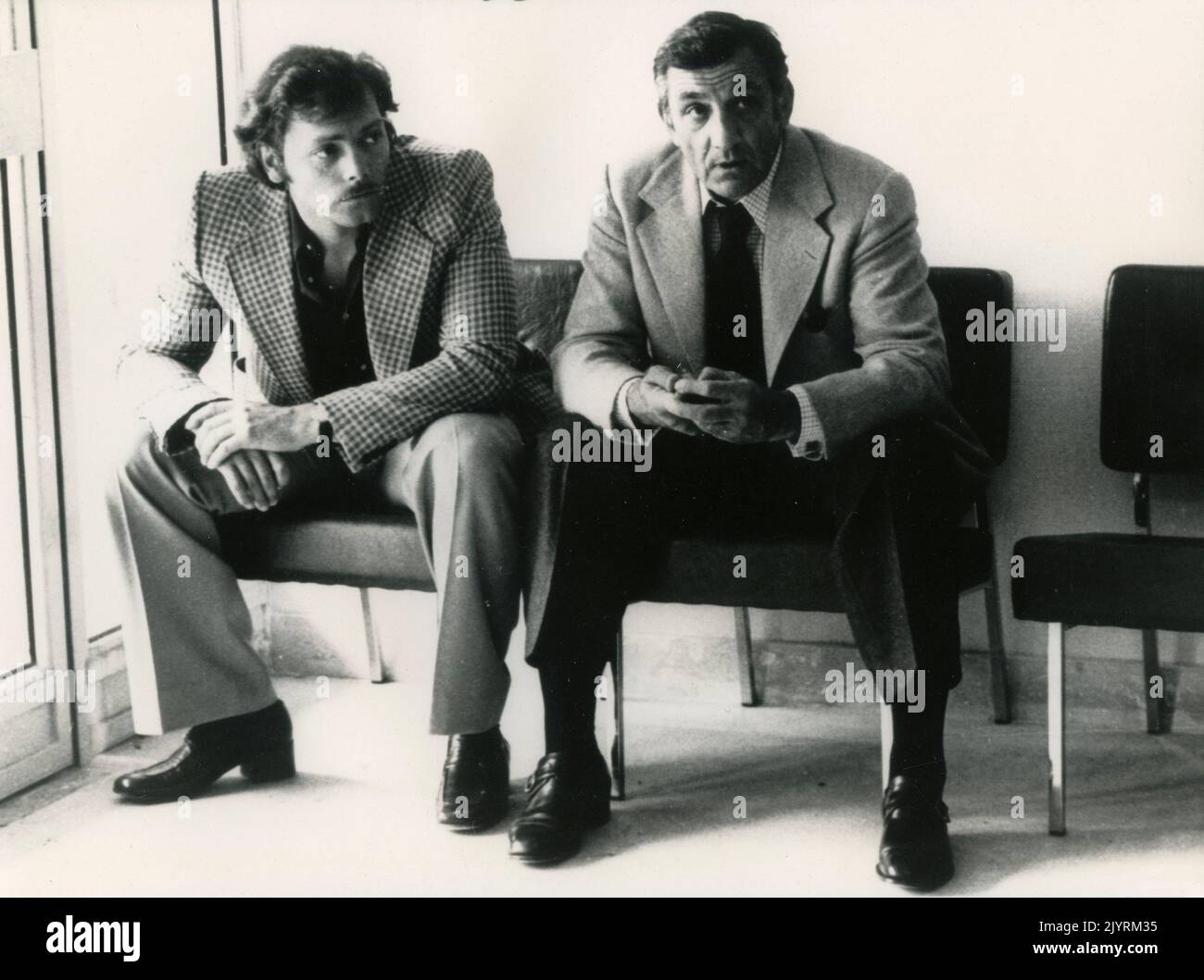 Patrick Dewaere et Ariel Besse sur le tournage du film 'Beau-père' News  Photo - Getty Images