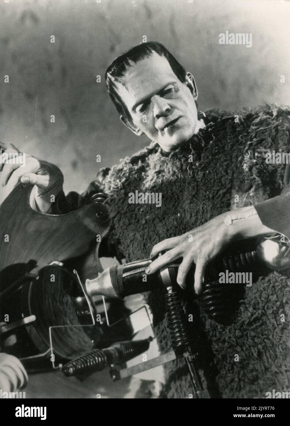 L'acteur anglais Boris Karloff comme monstre dans le film fils de Frankenstein, USA 1939 Banque D'Images