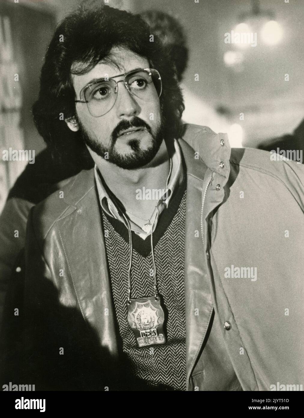 L'acteur américain Sylvester Stallone dans le film Nighthawks, USA 1981 Banque D'Images