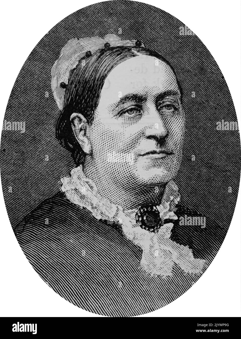 Portrait d'un ex-prisonnier, Mme Meredith, accusé de contrefaçon. Daté du 19th siècle Banque D'Images
