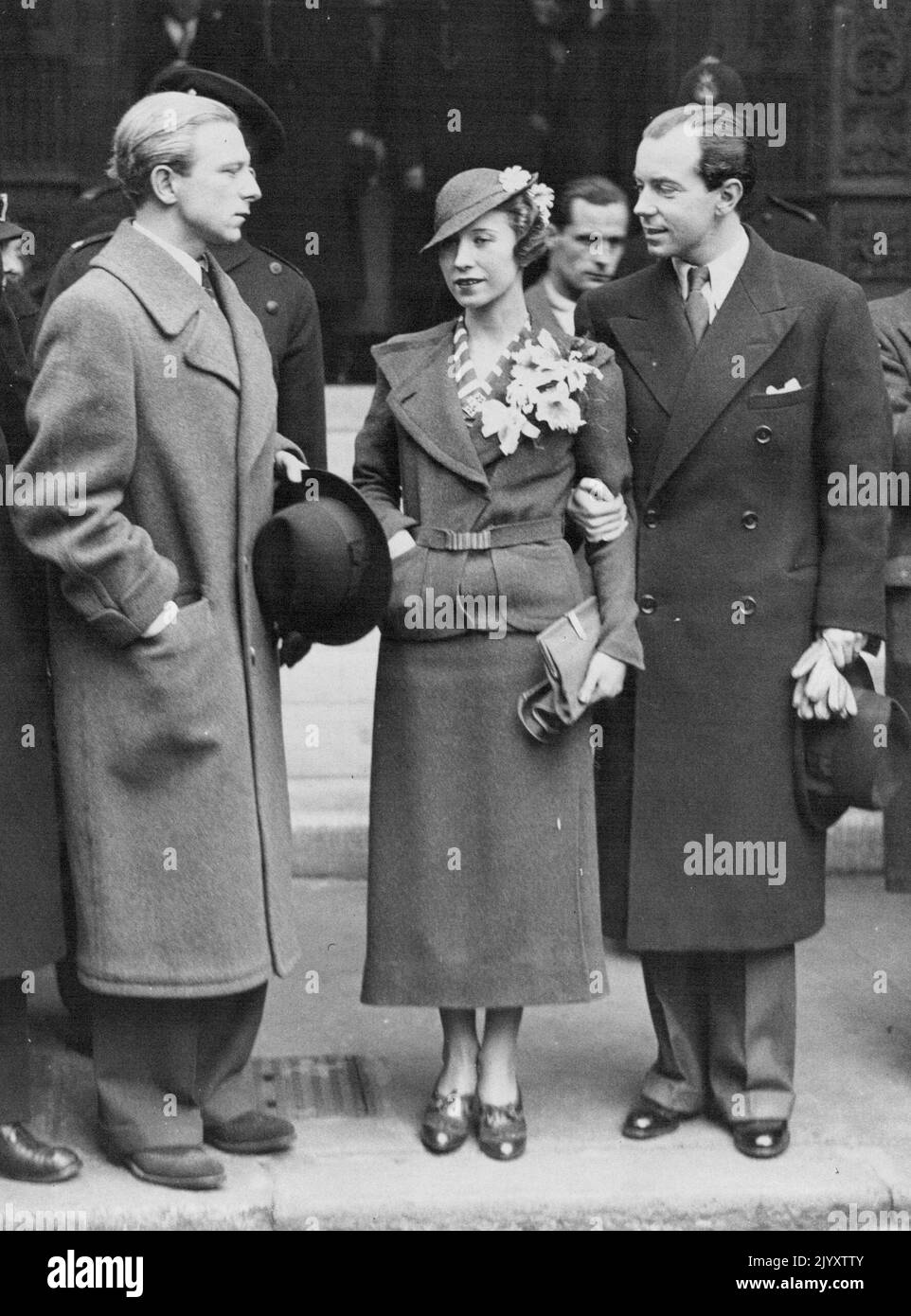 Prince Sigvard Suède - redevance étrangère. 16 avril 1934. (Photo par London News Agency photos) Banque D'Images