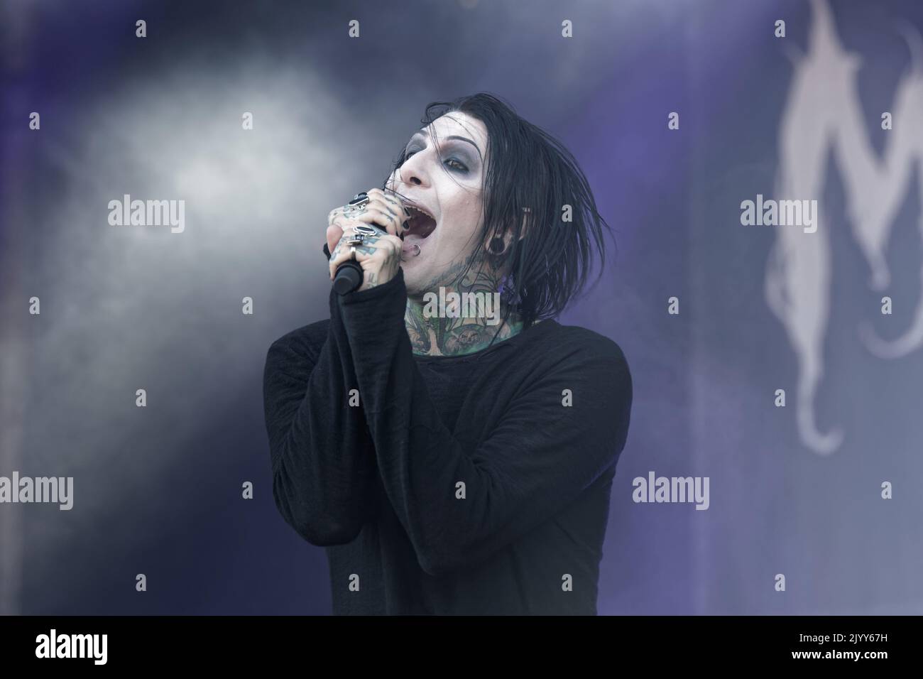 MOTIONLESS IN WHITE HELLFEST, Clisson, FRANCE, 18/06/2017 Florent 'MrCrash' B. Banque D'Images