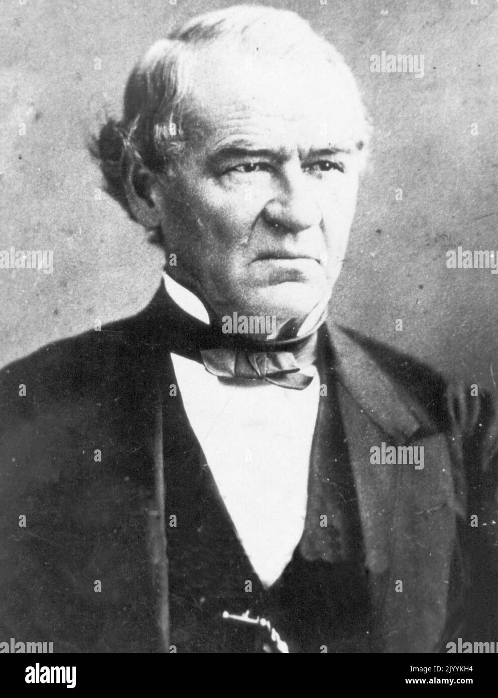 Un portrait d'Andrew Johnson, le président des États-Unis en 17th lorsqu'il était sénateur Andrew Johnson en 1875 (66 ans) Banque D'Images