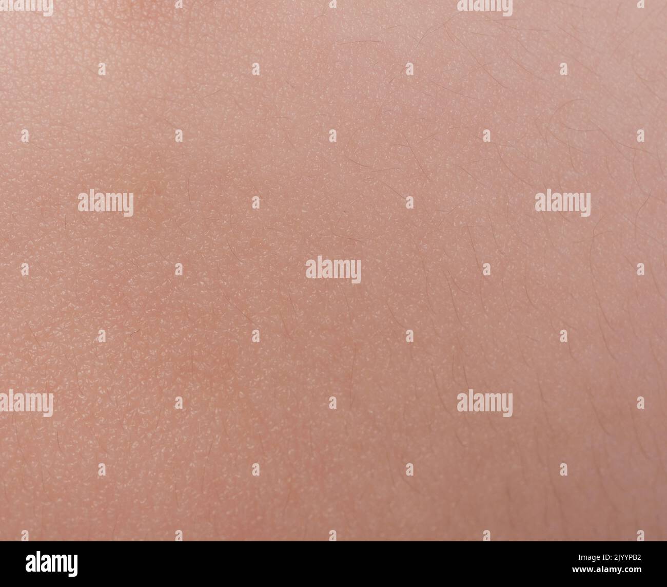 Surface de la peau de bébé macro vue rapprochée textur Banque D'Images