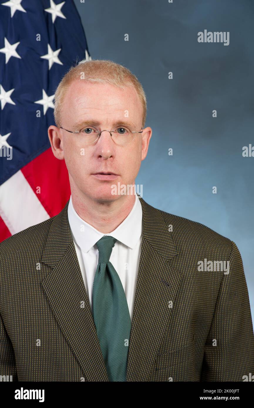 Portrait officiel de Michael Drayne, vice-président principal, Bureau de l'émetteur et de la gestion de portefeuille, Ginnie Mae. Banque D'Images