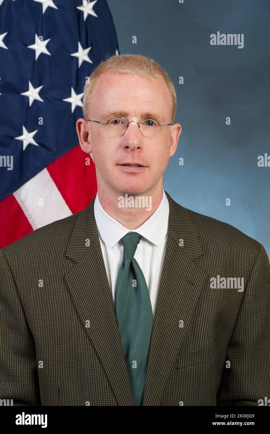 Portrait officiel de Michael Drayne, vice-président principal, Bureau de l'émetteur et de la gestion de portefeuille, Ginnie Mae. Banque D'Images