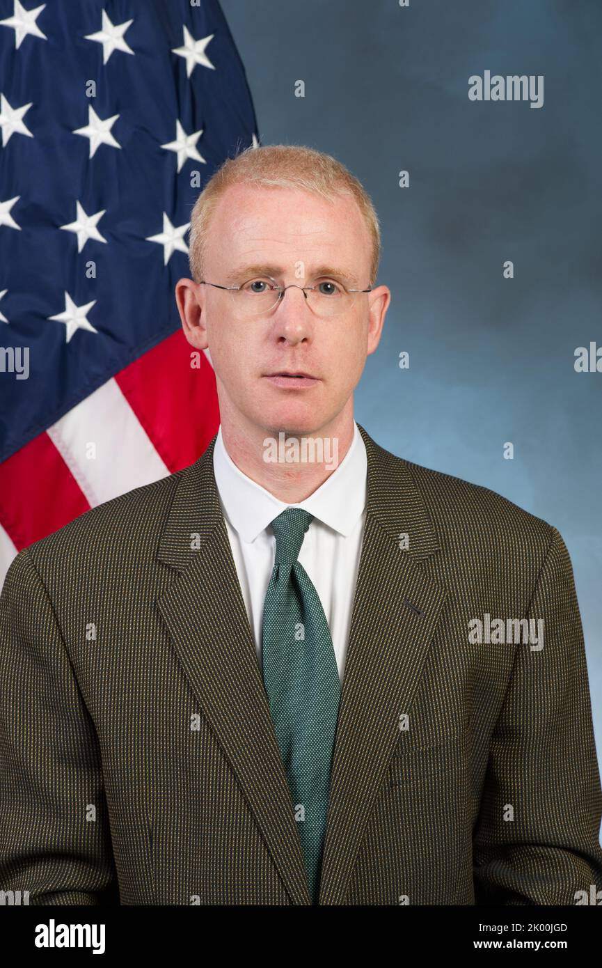 Portrait officiel de Michael Drayne, vice-président principal, Bureau de l'émetteur et de la gestion de portefeuille, Ginnie Mae. Banque D'Images