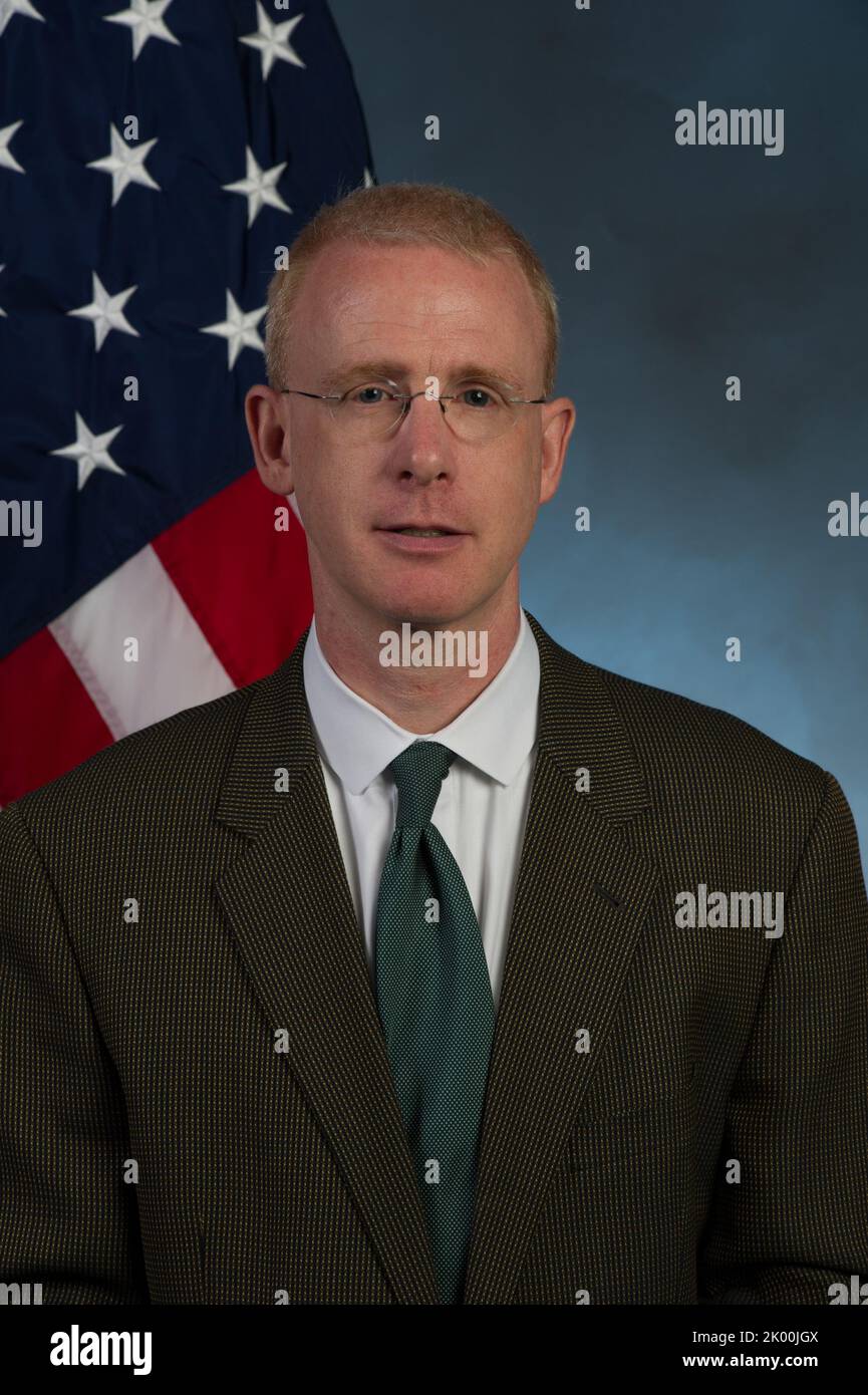 Portrait officiel de Michael Drayne, vice-président principal, Bureau de l'émetteur et de la gestion de portefeuille, Ginnie Mae. Banque D'Images