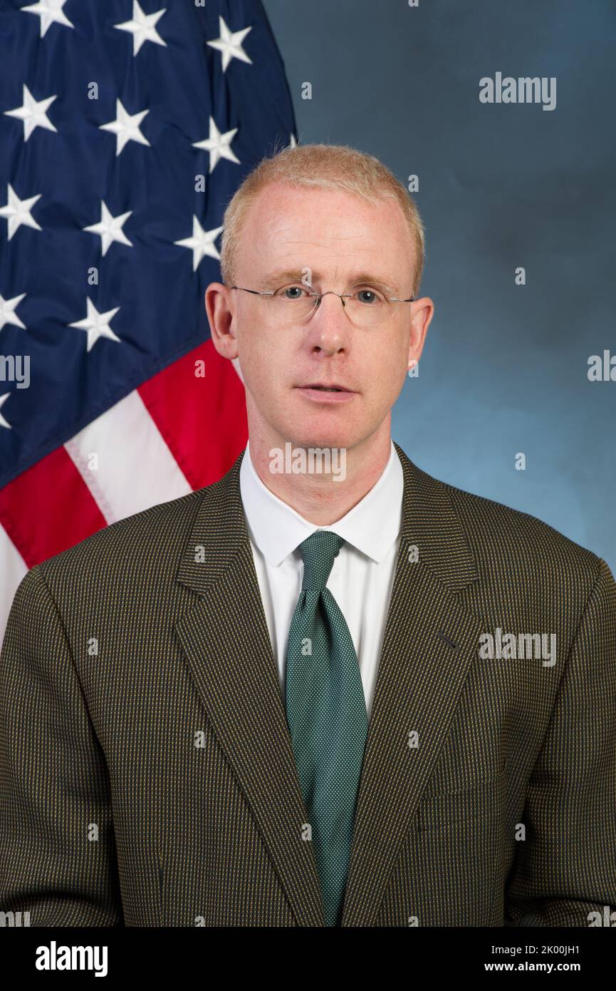 Portrait officiel de Michael Drayne, vice-président principal, Bureau de l'émetteur et de la gestion de portefeuille, Ginnie Mae. Banque D'Images