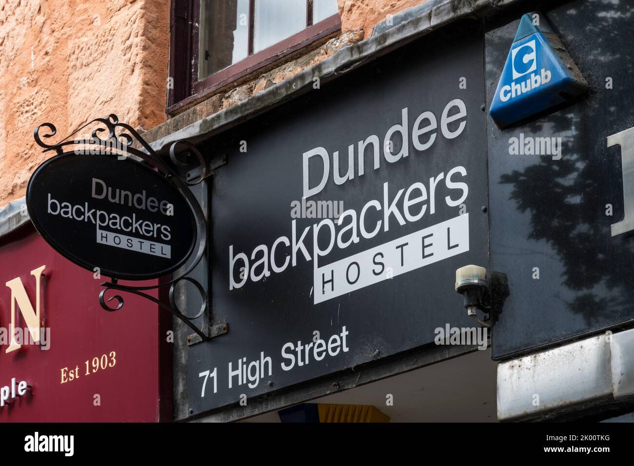 Dundee Backpackers Hostel. Banque D'Images