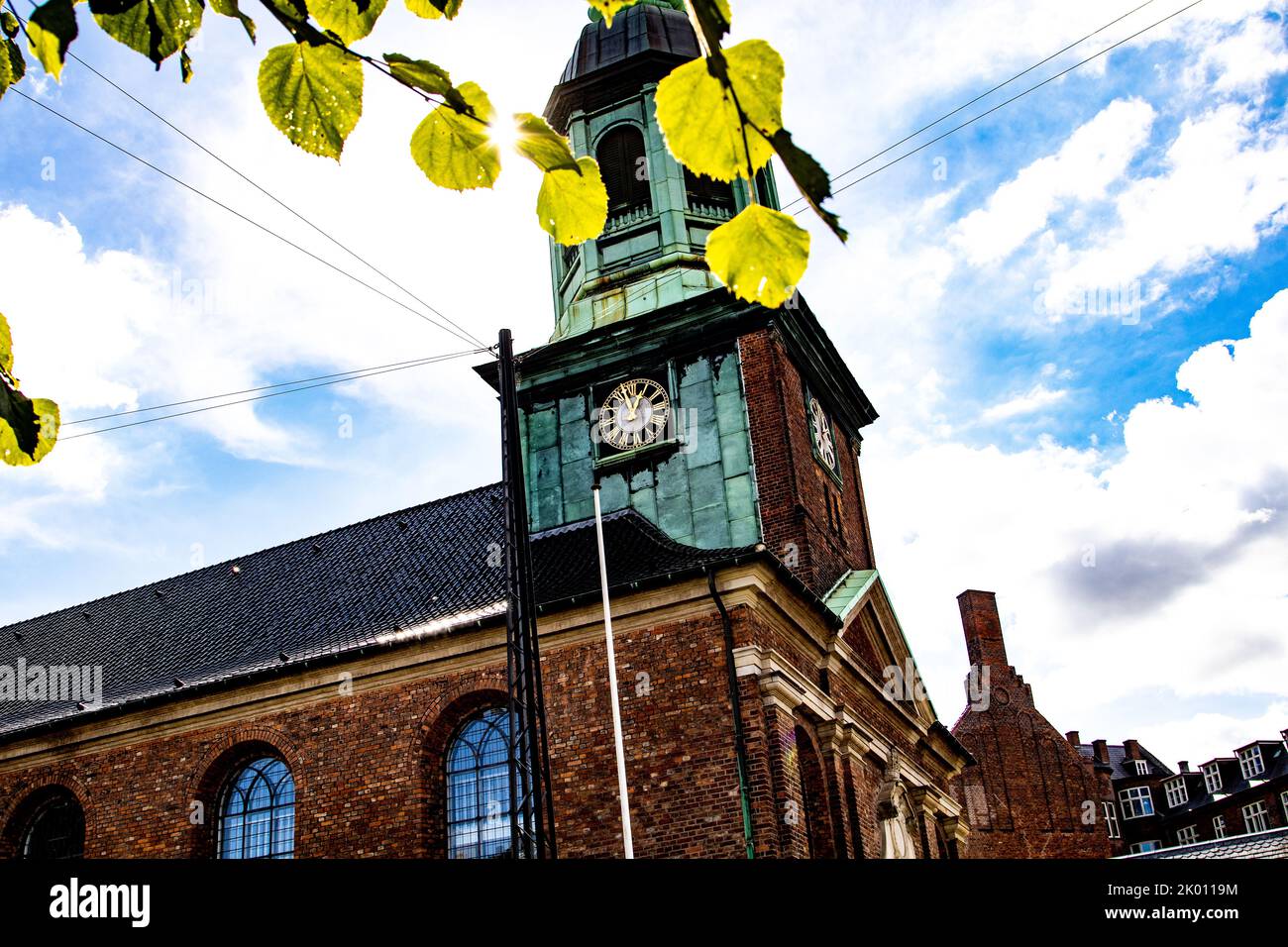 Garnision Churchin Copenhague. Banque D'Images