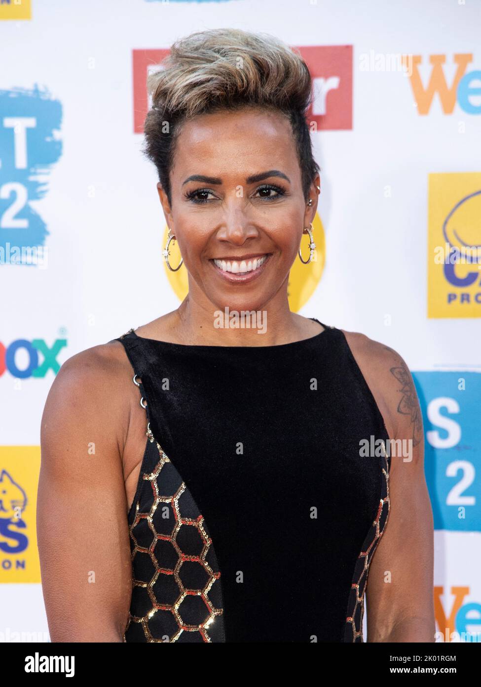 Dame Kelly Holmes participe aux ‘Mirror People’s PET Awards’ au Grovenor House Hotel, Londres, Royaume-Uni, le 8th septembre 2022. Banque D'Images