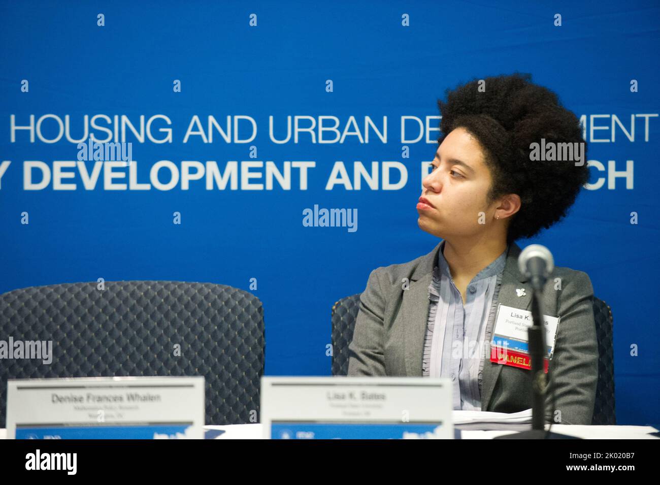 Conférence des utilisateurs de l'enquête américaine sur le logement, parrainée par le Bureau de l'élaboration des politiques et de la recherche de l'HUD. Banque D'Images