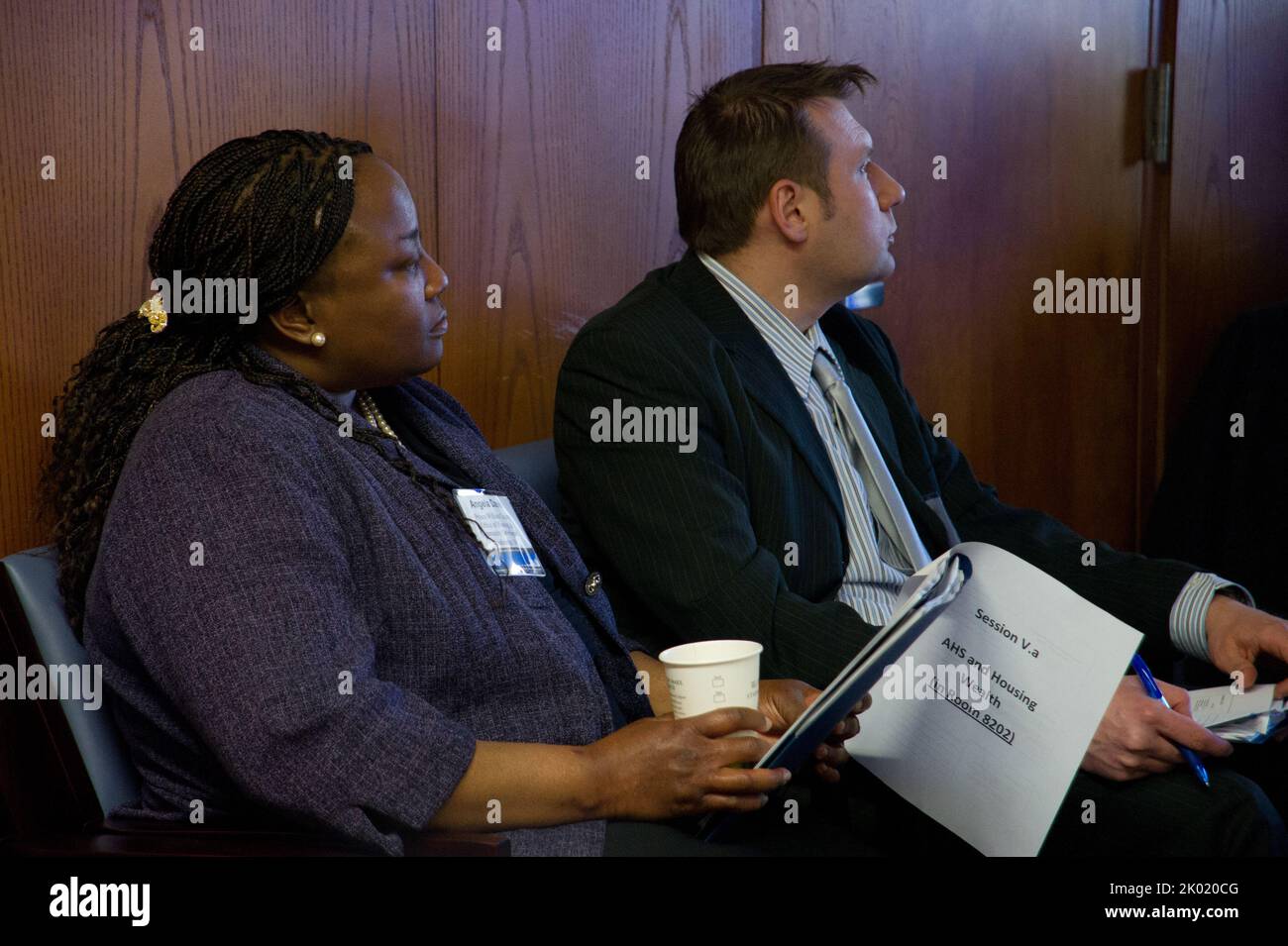 Conférence des utilisateurs de l'enquête américaine sur le logement, parrainée par le Bureau de l'élaboration des politiques et de la recherche de l'HUD. Banque D'Images