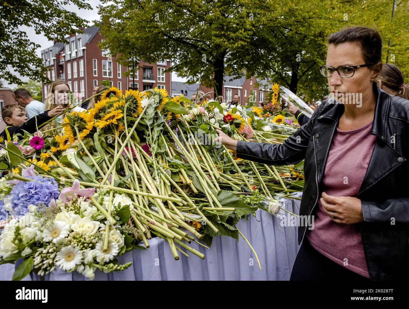 20220909 155314 BOSSCHENHOOFD Une garde d'honneur pour les trois