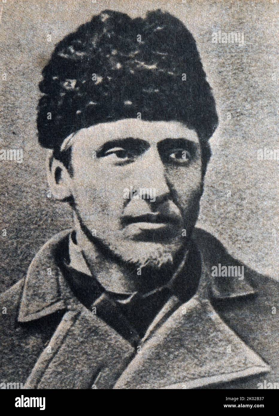 Ludwig Varynsky (1856-1889). Révolutionnaire polonais, fondateur du parti prolétariat. Arrêté en 1883 et condamné à la prison à vie. Il est mort à la prison de Shlisselburg. Banque D'Images