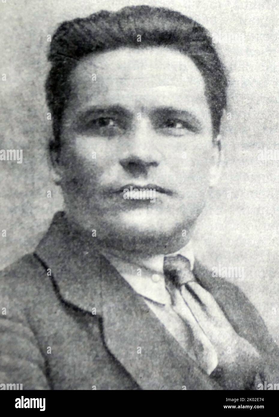 Sergei Mironovich Kirov (1886 - 1934); politicien soviétique et révolutionnaire bolchevique dont l'assassinat a été utilisé comme prétexte pour lancer la première Grande Purge. Banque D'Images