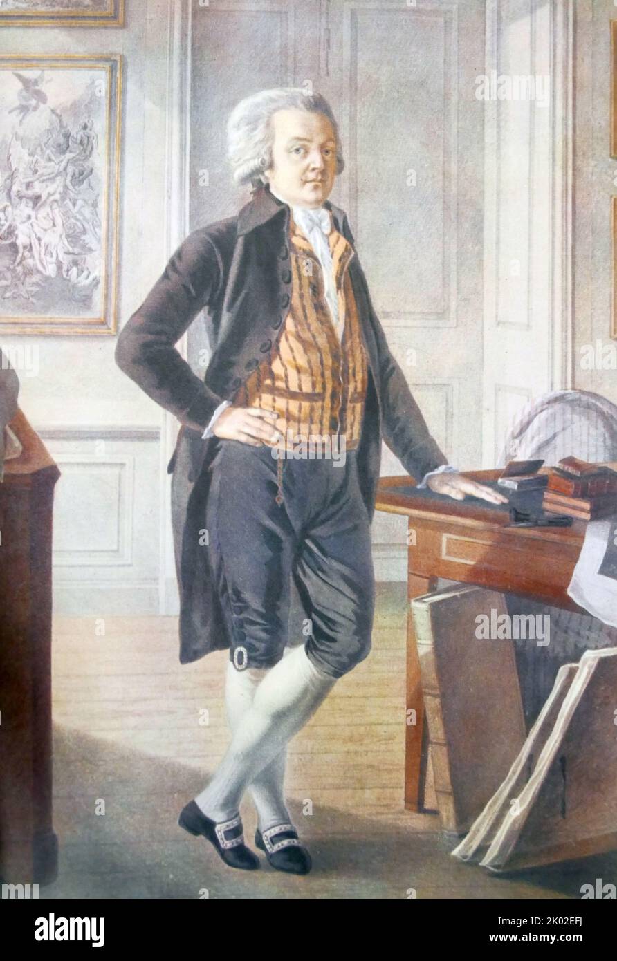 Gavriil Skorodumov autoportrait, XVIII siècle. Gabriel Ivanovich Scorodomoff (1755 - 1792) était un graveur russe à Londres Banque D'Images