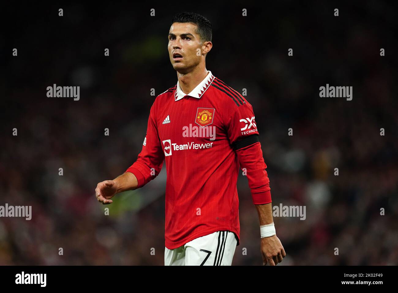 Cristiano Ronaldo de Manchester United lors du match de l'UEFA Europa League Group E à Old Trafford, Manchester. Date de la photo: Jeudi 8 septembre 2022. Banque D'Images