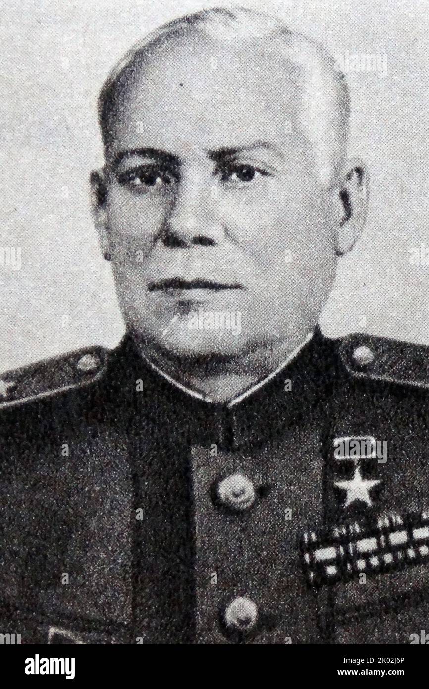 Vasily Alekseyevich Degtyaryov (1880 - 1949) ingénieur russe spécialisé dans la conception d'armes. Banque D'Images