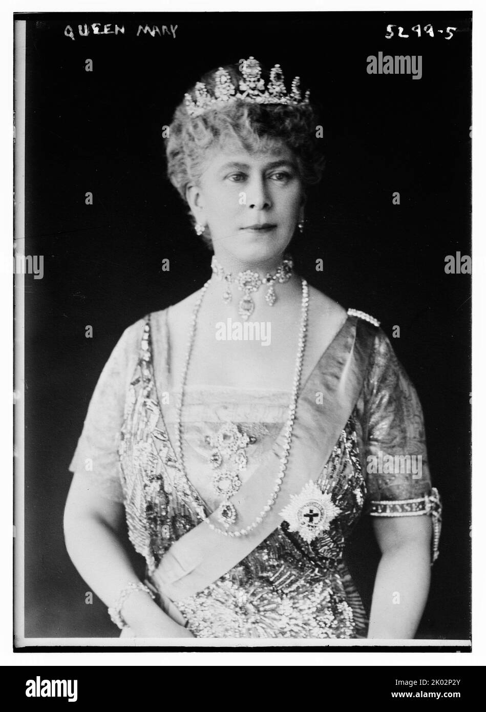 La reine Mary de Teck (1867-1953), épouse de George V de Grande-Bretagne et grand-parent de la reine Elizabeth II c. 1915 - 1920. Banque D'Images