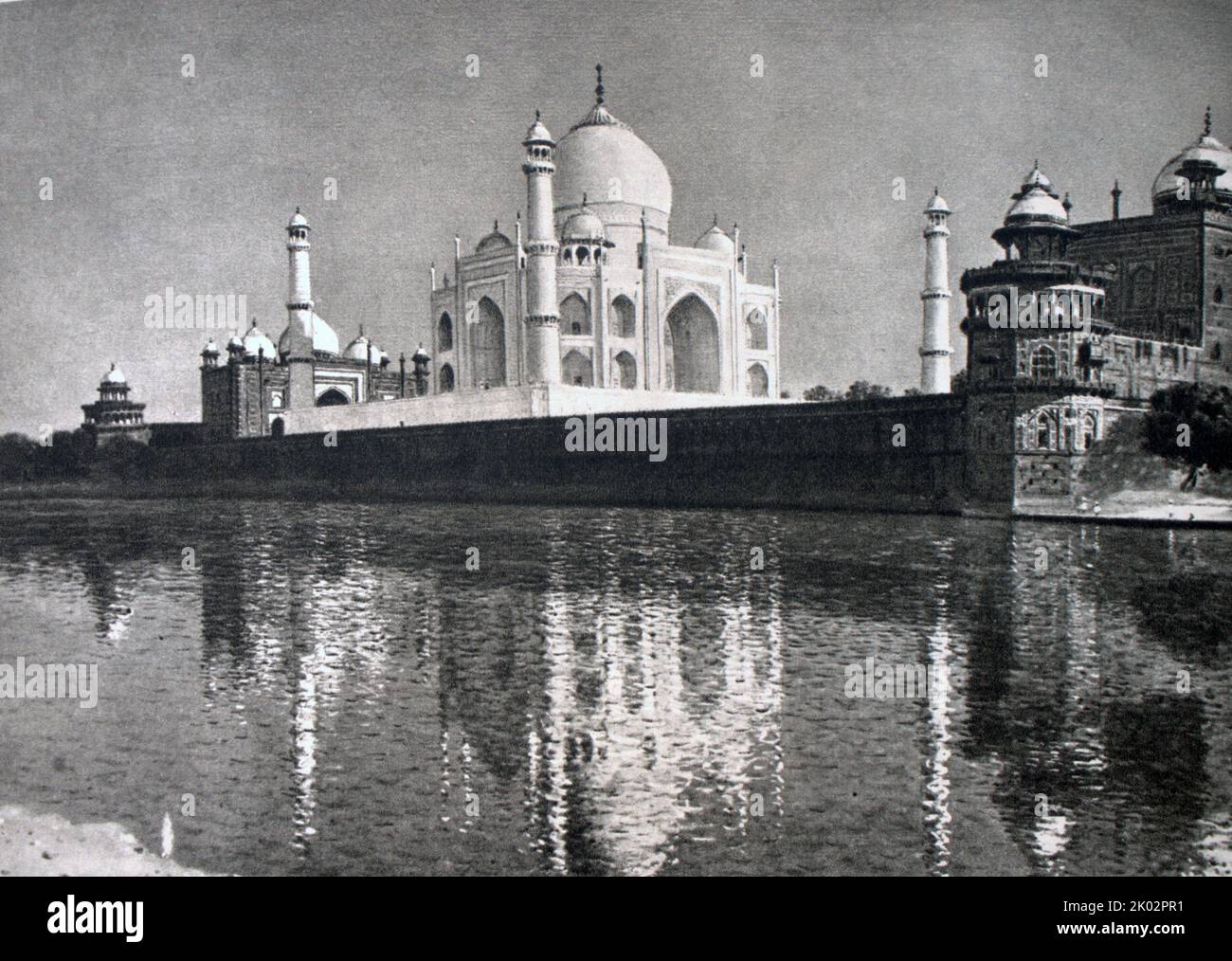 Mausolée Taj Mahal à Agra. Vereshchagin V.V. 1874-1876. Banque D'Images