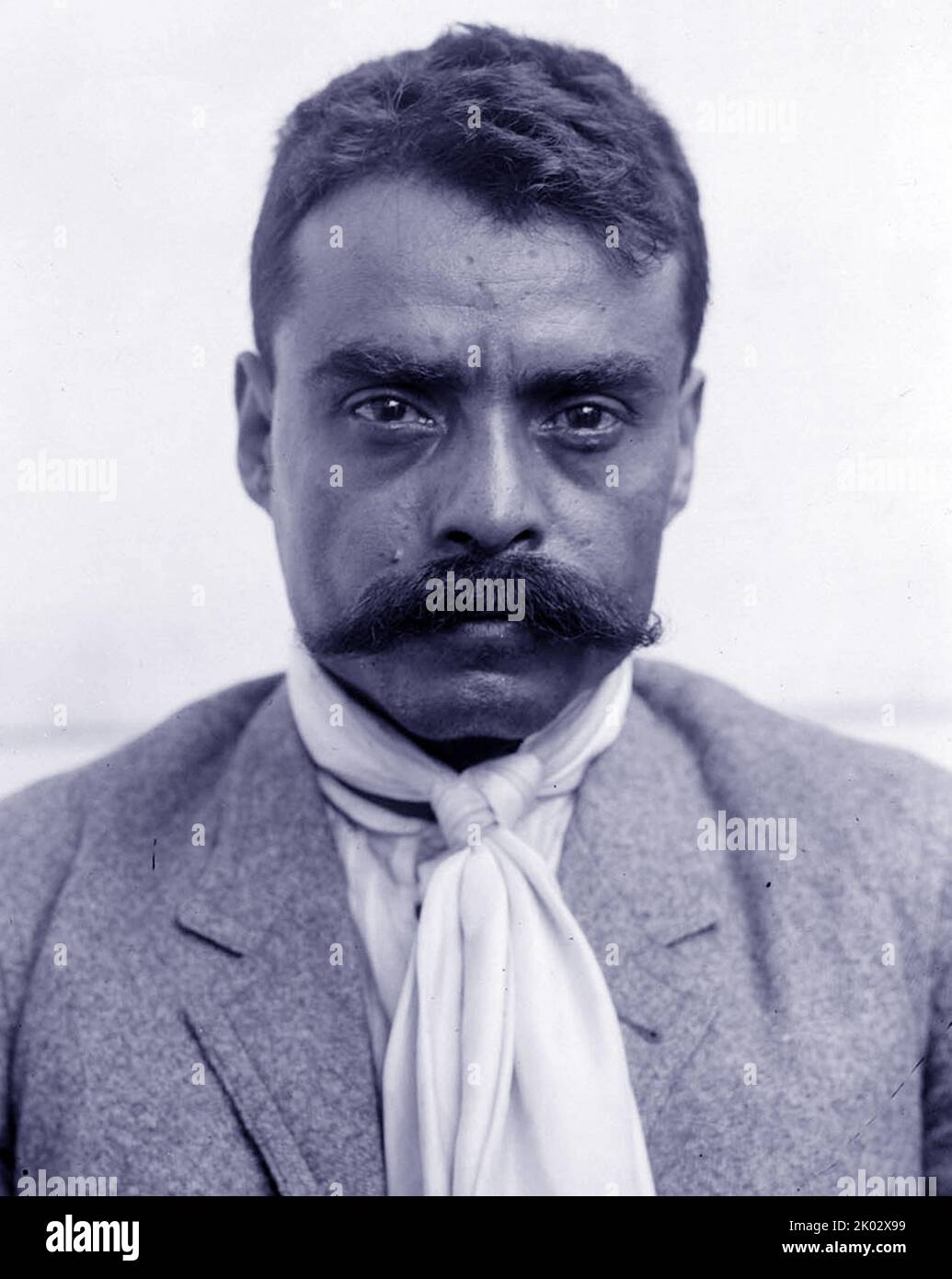 Emiliano Zapata (1880-1919) est devenu une figure de premier plan dans la Révolution mexicaine de 1910-1920, le principal chef de la révolution populaire dans l'État mexicain de Morelos, et l'inspiration du mouvement agraire appelé Zapatismo. Banque D'Images