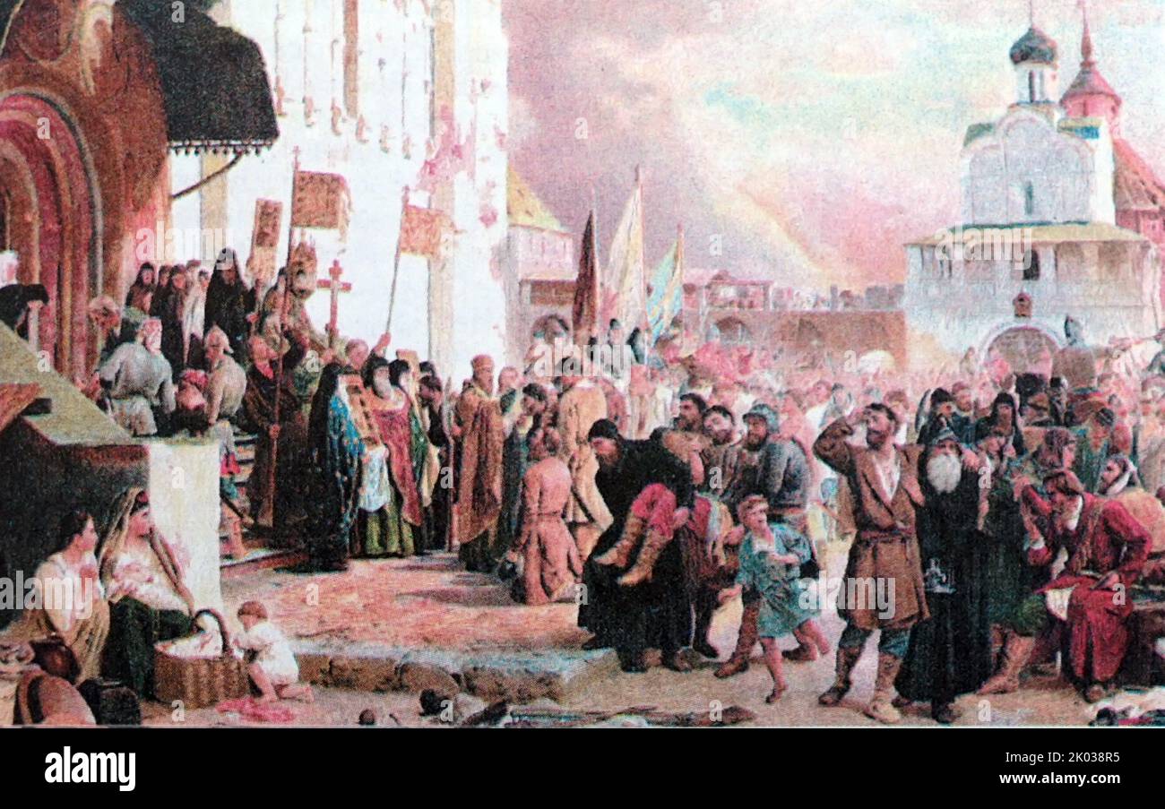 Défense du monastère TrinitySergius. Le monastère a pu résister à un