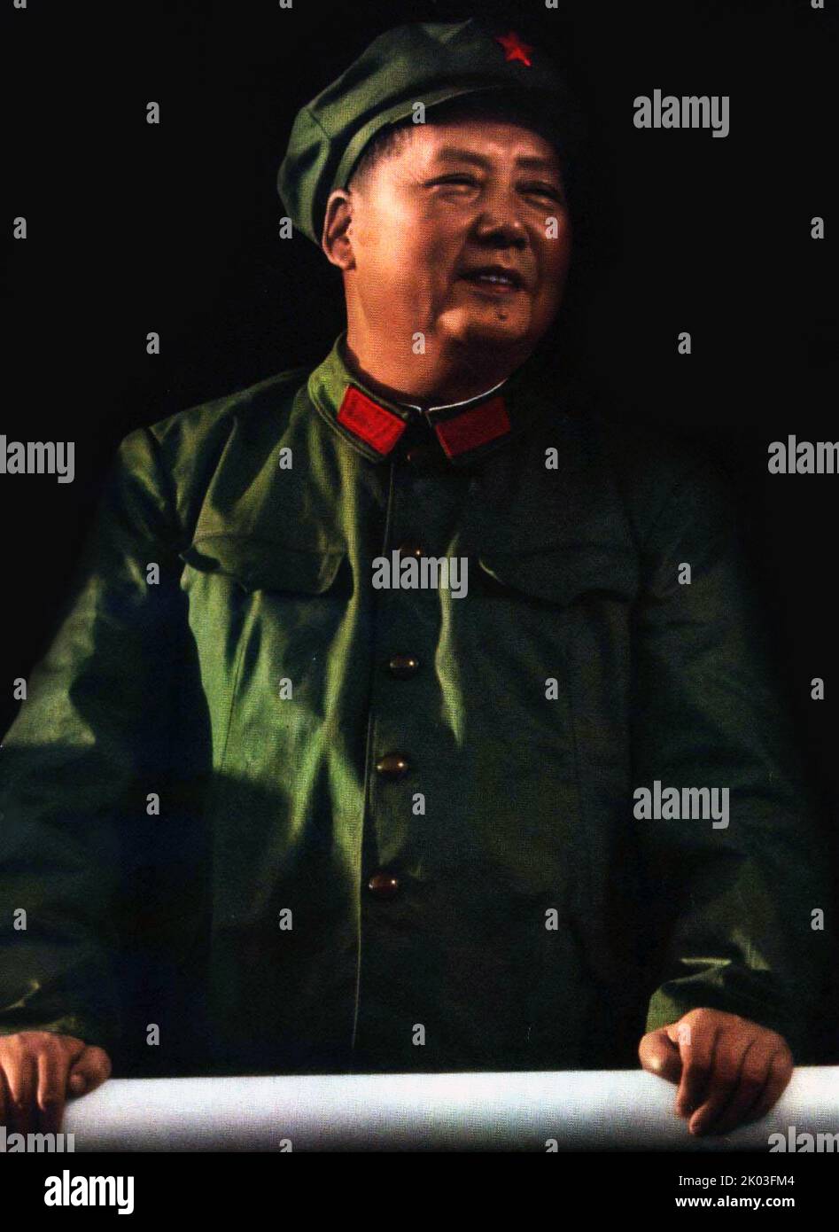 Mao Zedong en mars 1967 Banque D'Images