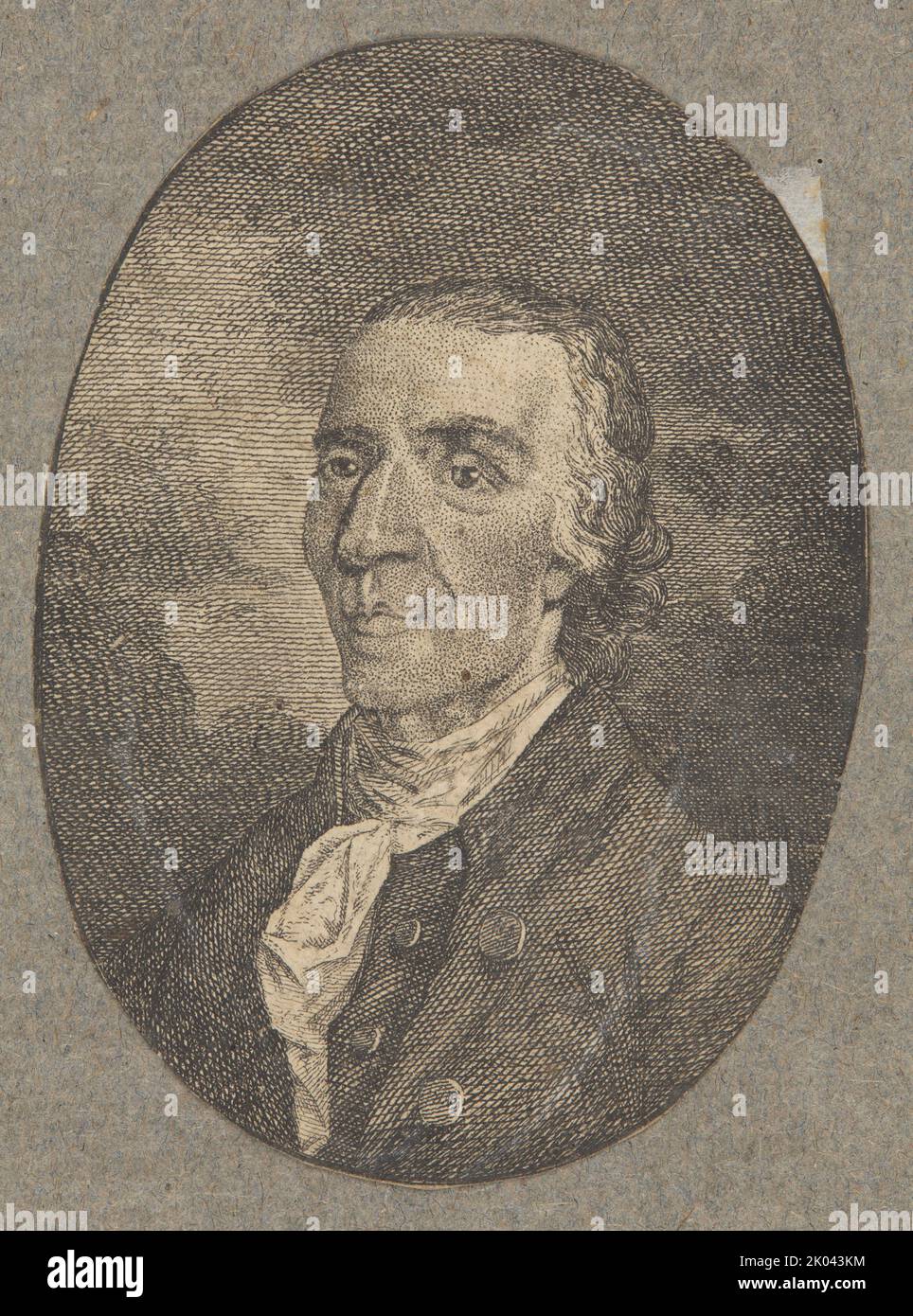 Portrait du violoniste et compositeur Bazyli Bohdanowicz (1740-1817), c. 1810. Collection privée. Banque D'Images