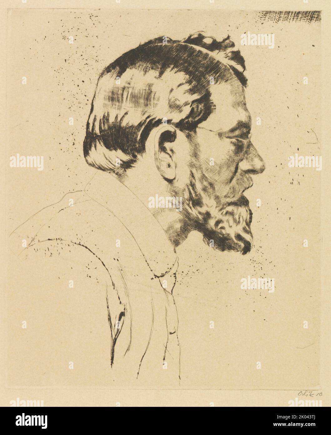 Autoportrait, 1910. Collection privée. Banque D'Images