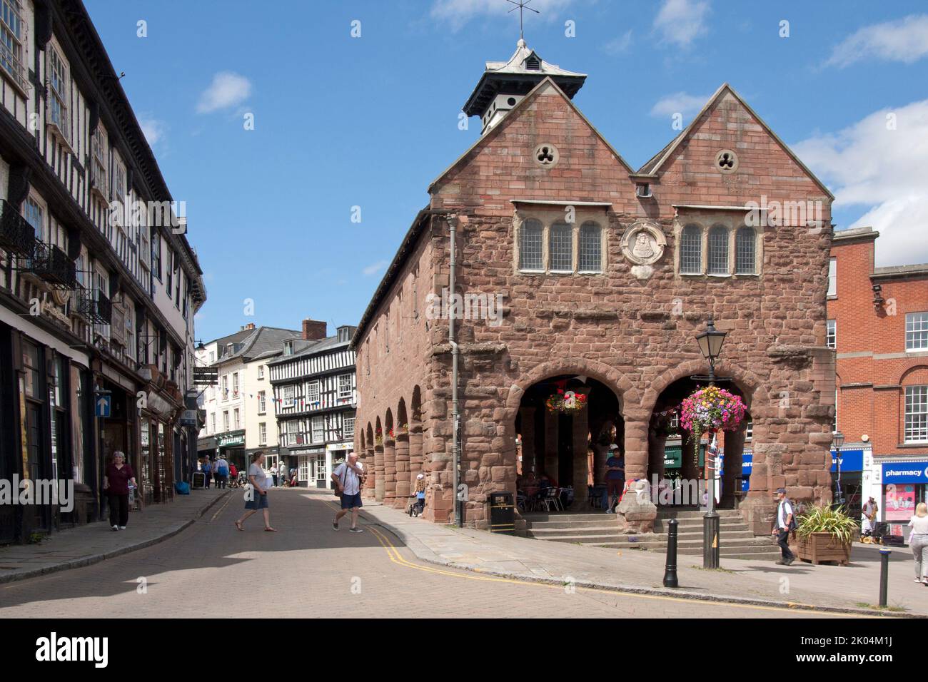 16th Century Market House & Heritage Center, Ross on Wye, Forest of Dean, Herefordshire, Angleterre Banque D'Images