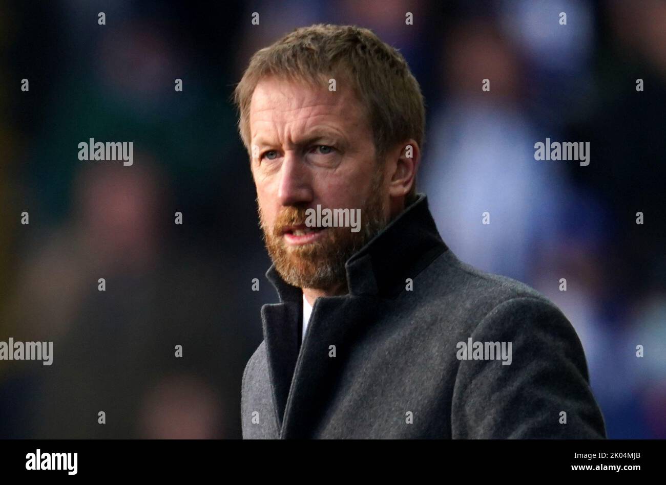 Photo du dossier datée du 12-02-2022 de Graham Potter, dont la première campagne au pont Stamford ne sera pas jugée par les nouveaux propriétaires de Chelsea sur la qualification de la Ligue des champions, l'agence de presse PA comprend. Date de publication : vendredi 9 septembre 2022. Banque D'Images