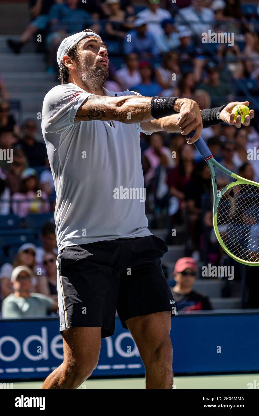 Matteo errettini à l'US Open 2022. Banque D'Images