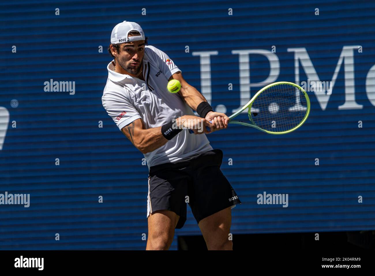 Matteo errettini à l'US Open 2022. Banque D'Images