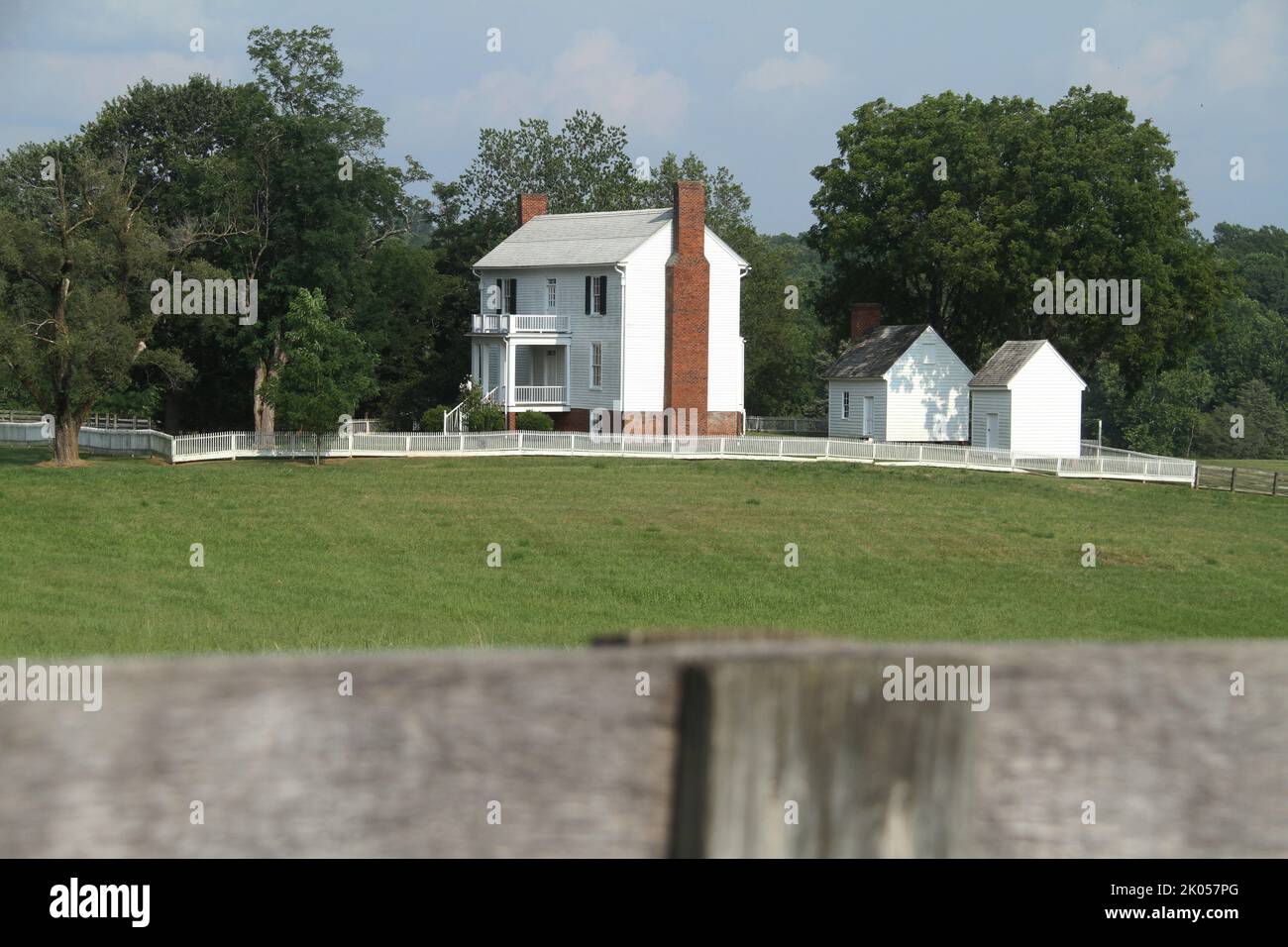 Appomattox court House Historical Park, va, Etats-Unis: The Bocock–Isbell House Banque D'Images