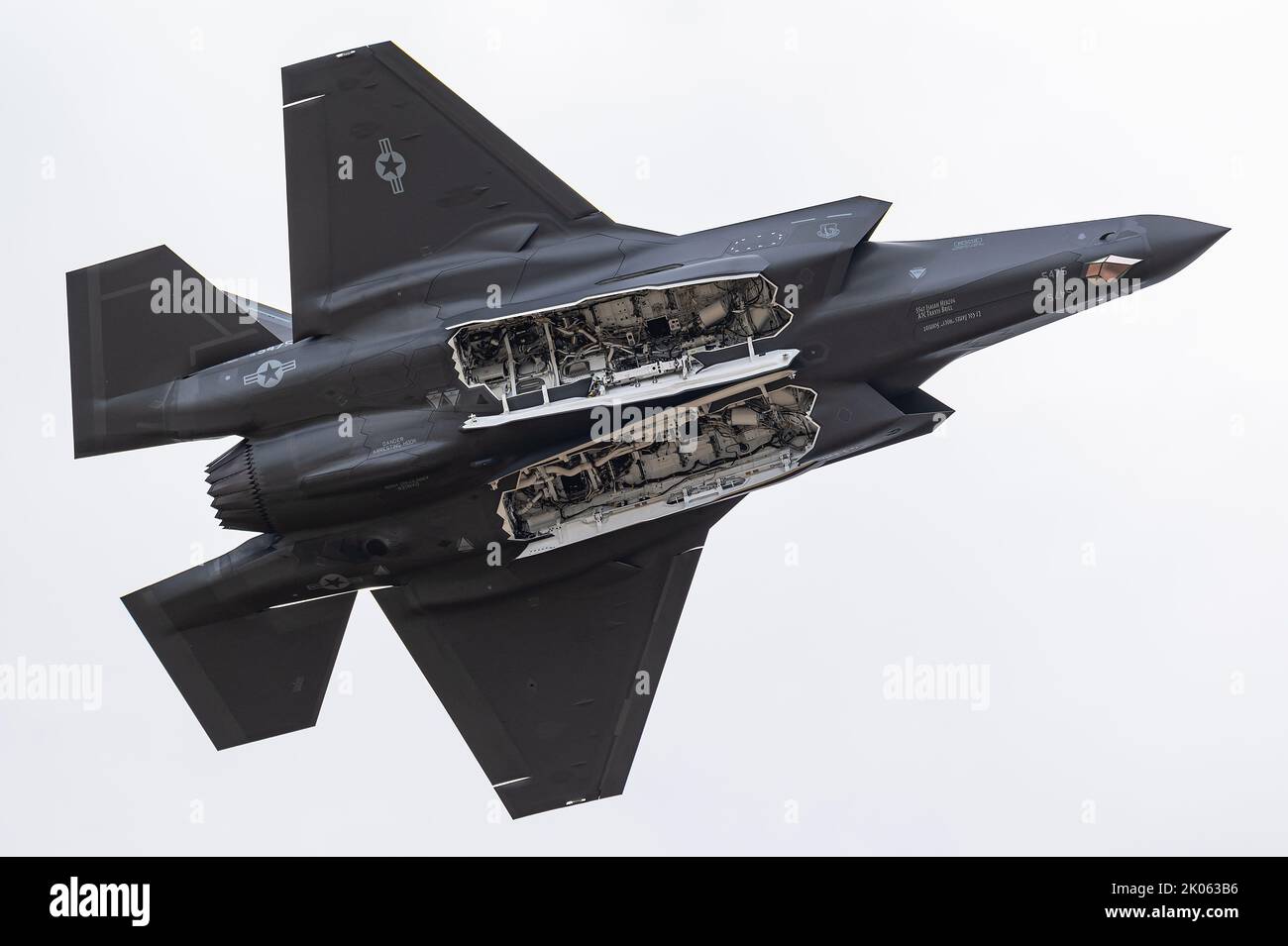 Le Lockheed Martin F-35 Lightning II de l'USAF. Banque D'Images