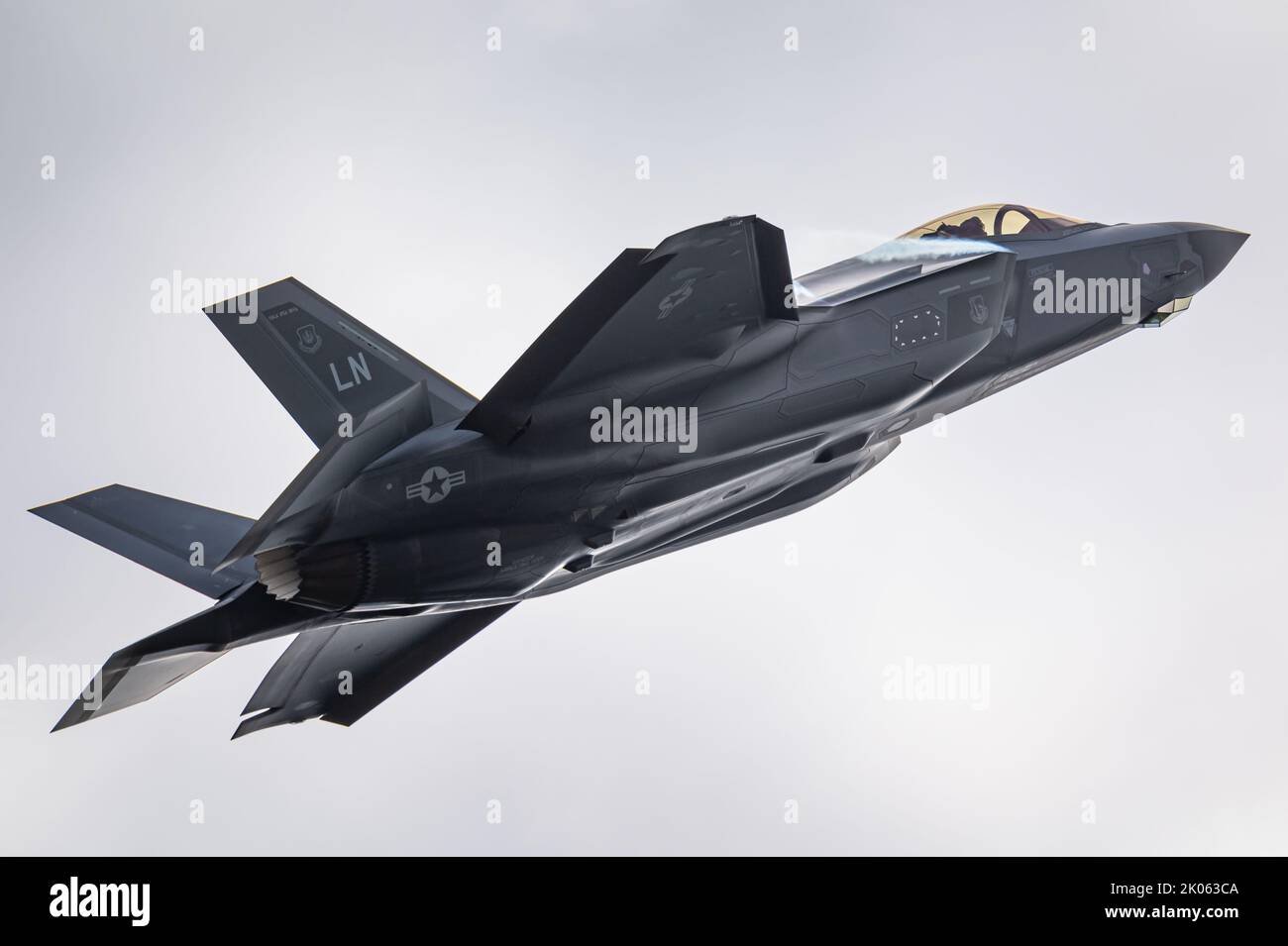 Le Lockheed Martin F-35 Lightning II de l'USAF. Banque D'Images