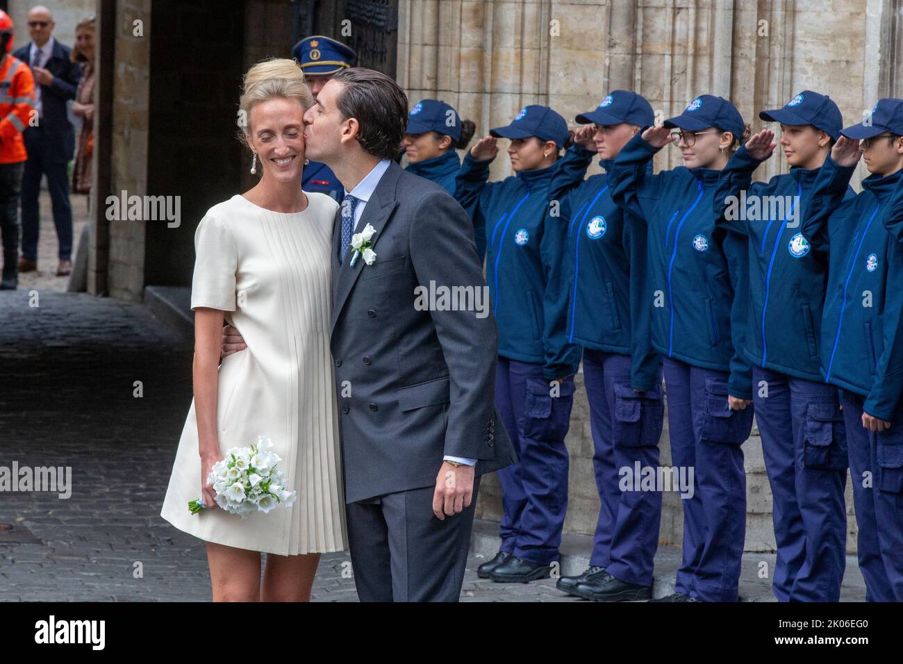Princesse Maria Laura et William Isvy photographiés après le mariage