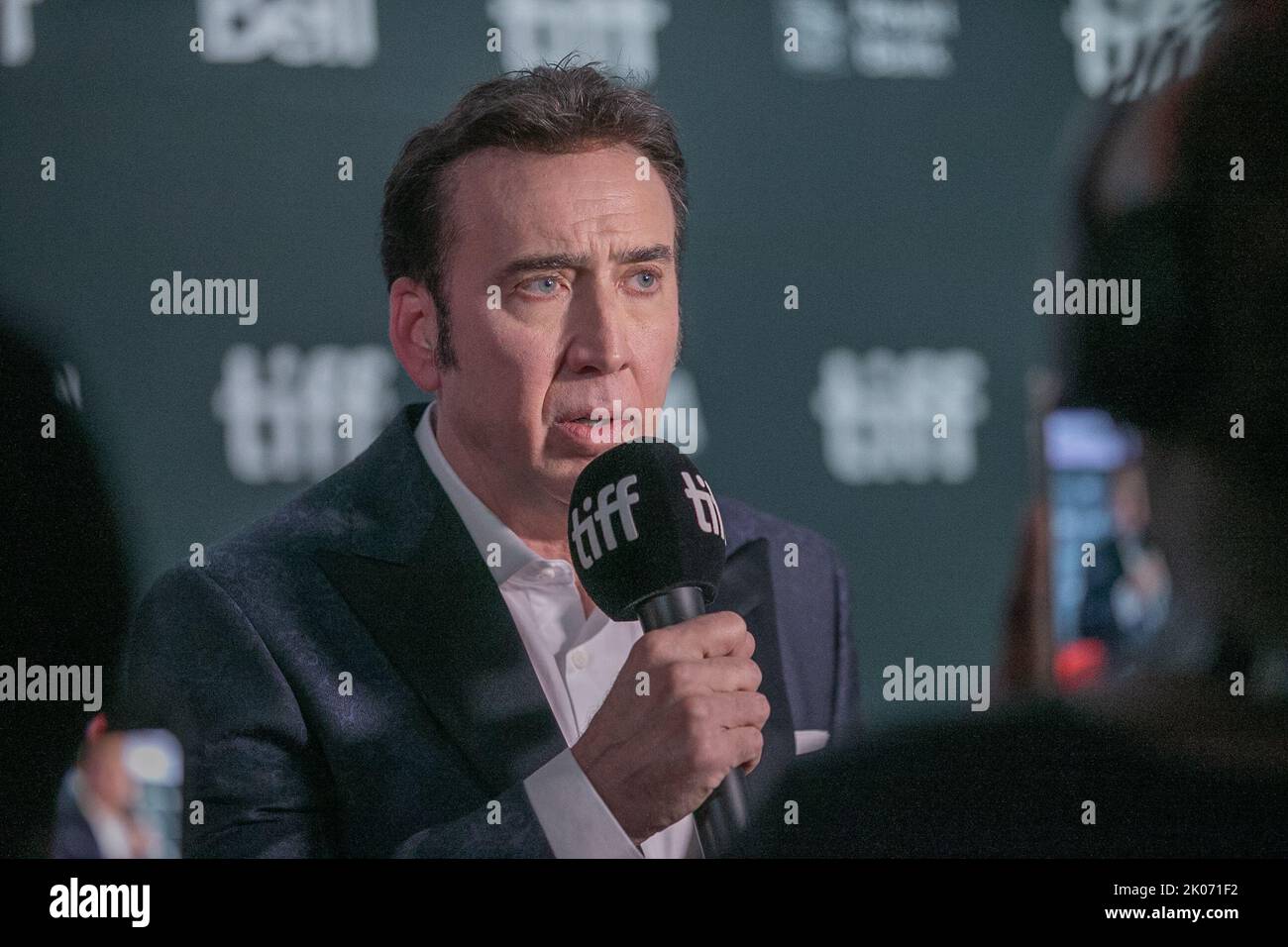 Toronto, Canada. 9th septembre 2022. Nicholas cage attends2022 Festival international du film de Toronto - 'Butcher's Crossing' Premiere Credit: Sharon Dobson/Alamy Live News Banque D'Images